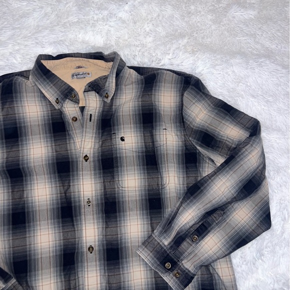Carhartt Button Up Flannel size 2XL Relaxed Fit - Picture 1 of 5